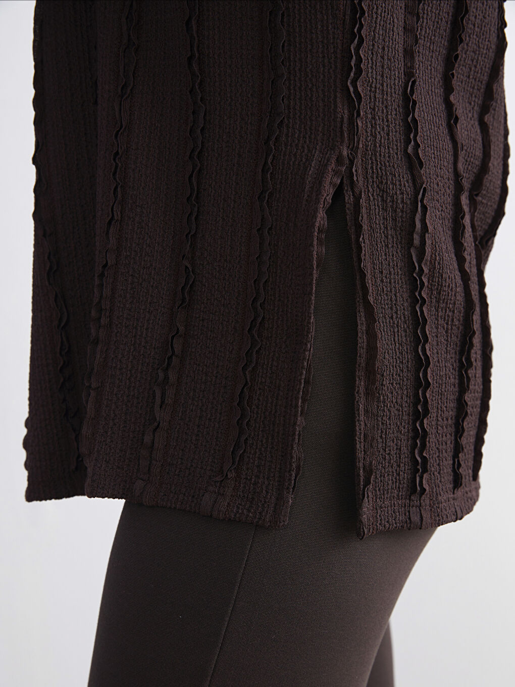 Crew Neck Textured Women's Tunic-3