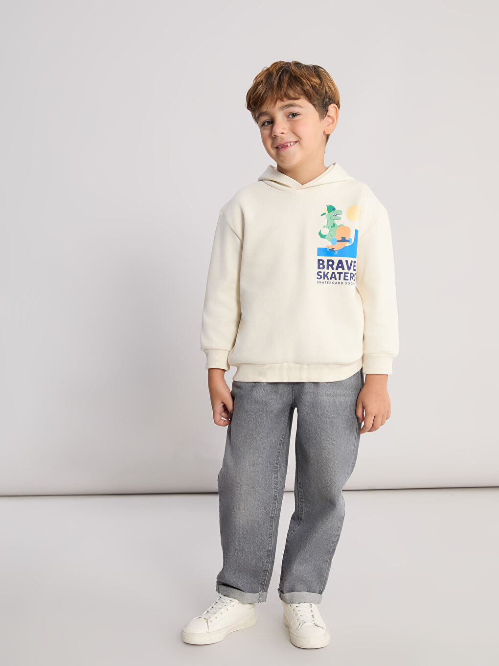 Hooded Boys' Sweatshirt-2