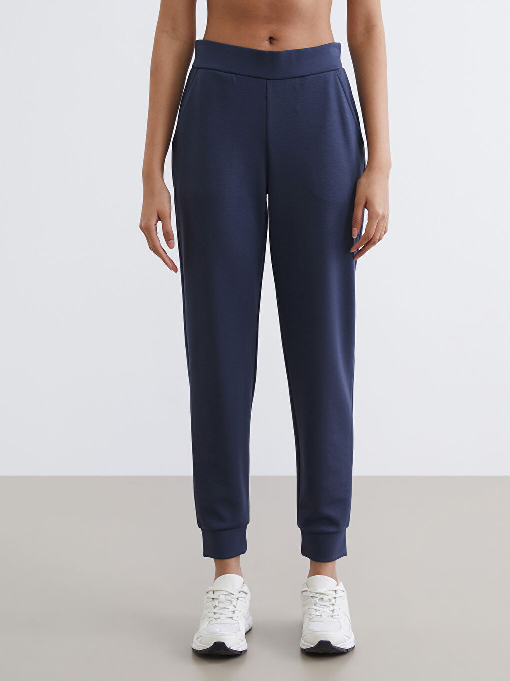 Antrasit Soft Touch Kadın Jogger Eşofman Altı-1