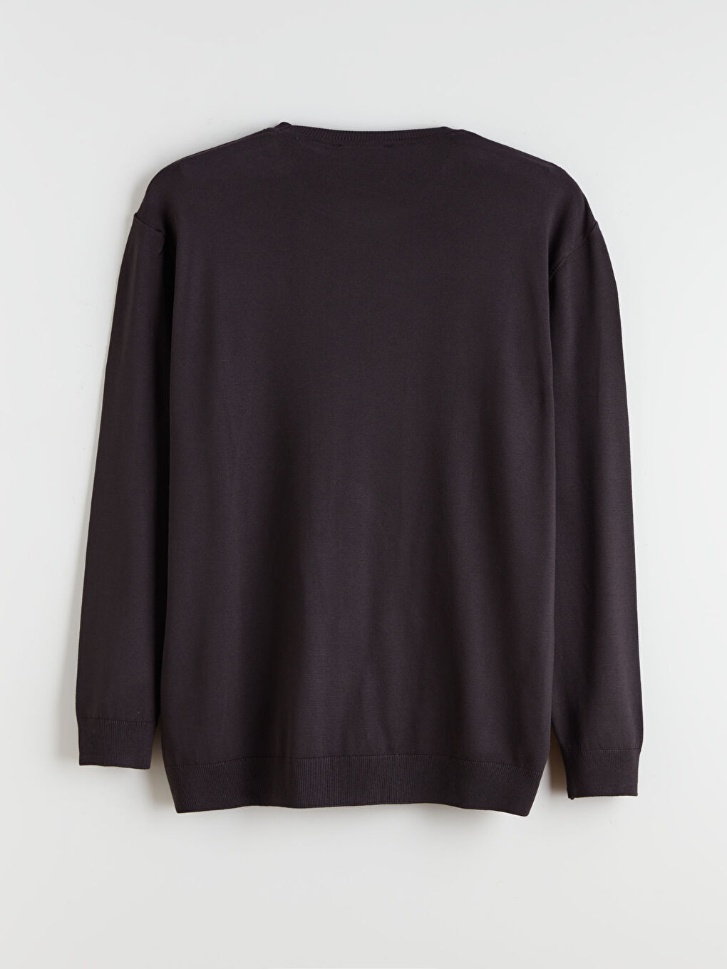 მრგვალი საყელო გრძელმკლავიანი მამაკაცის ტრიკოტაჟის სვიტერი-5