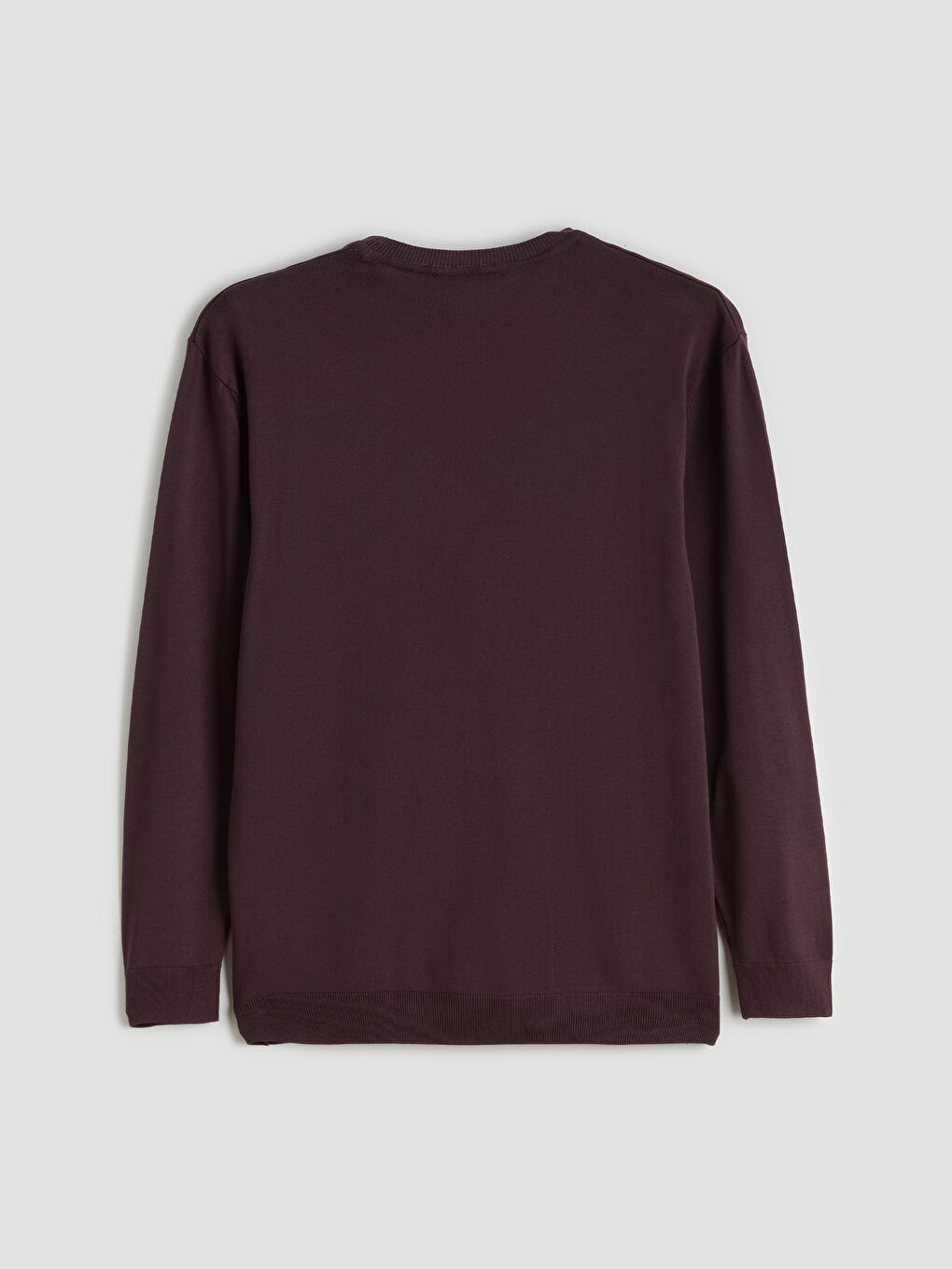 Crew Neck Long Sleeve Men's Tricot Sweater-5