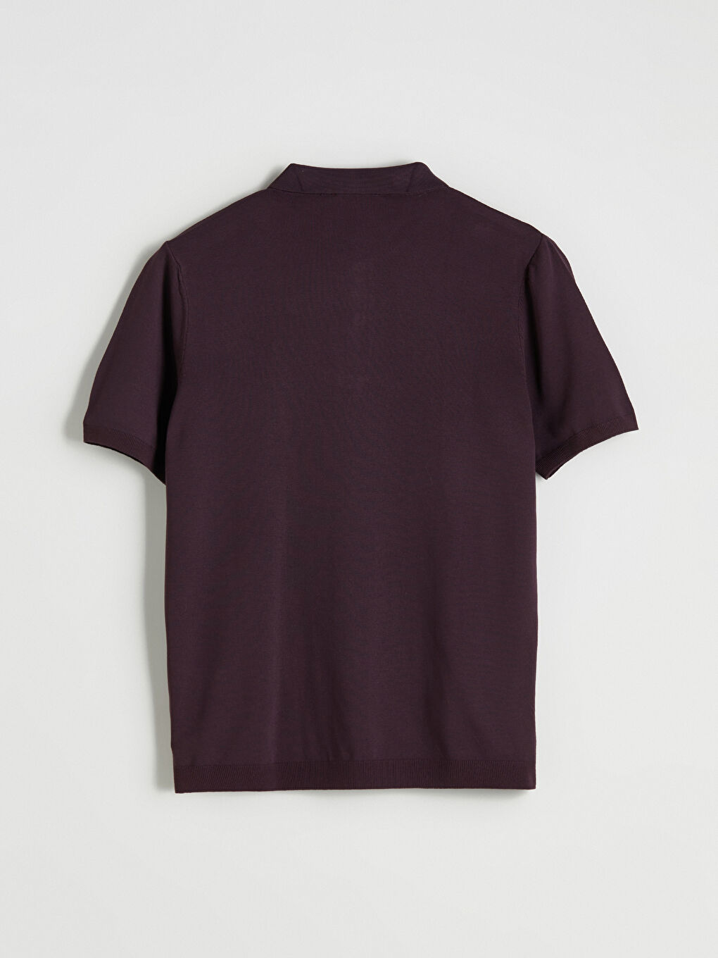 Mürdüm Polo Yaka Erkek Triko Kazak-5