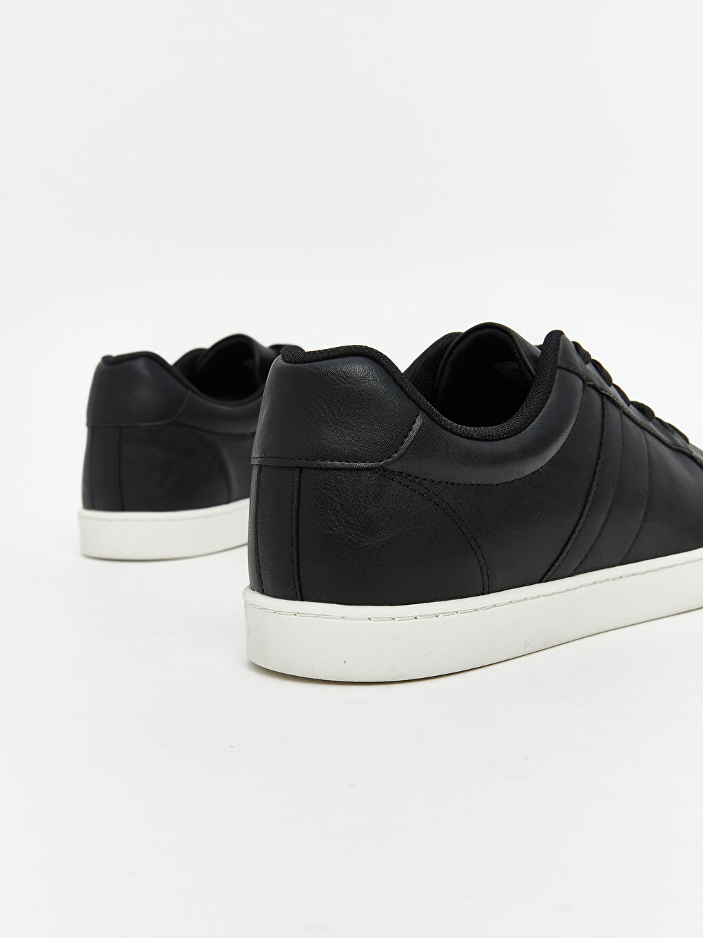 Siyah Bağcıklı Erkek Spor Ayakkabı-4