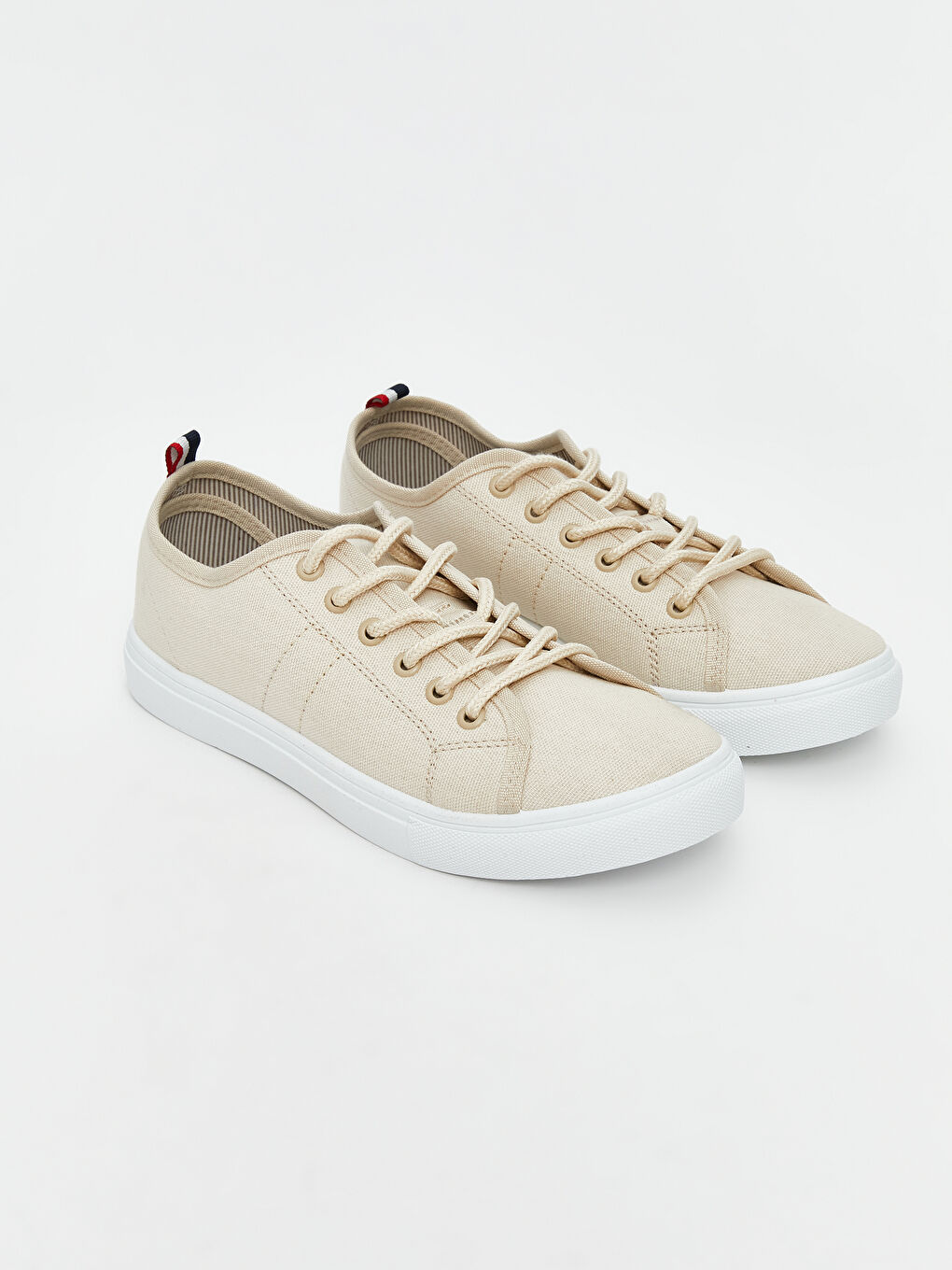 Bej Bağcıklı Erkek Spor Ayakkabı