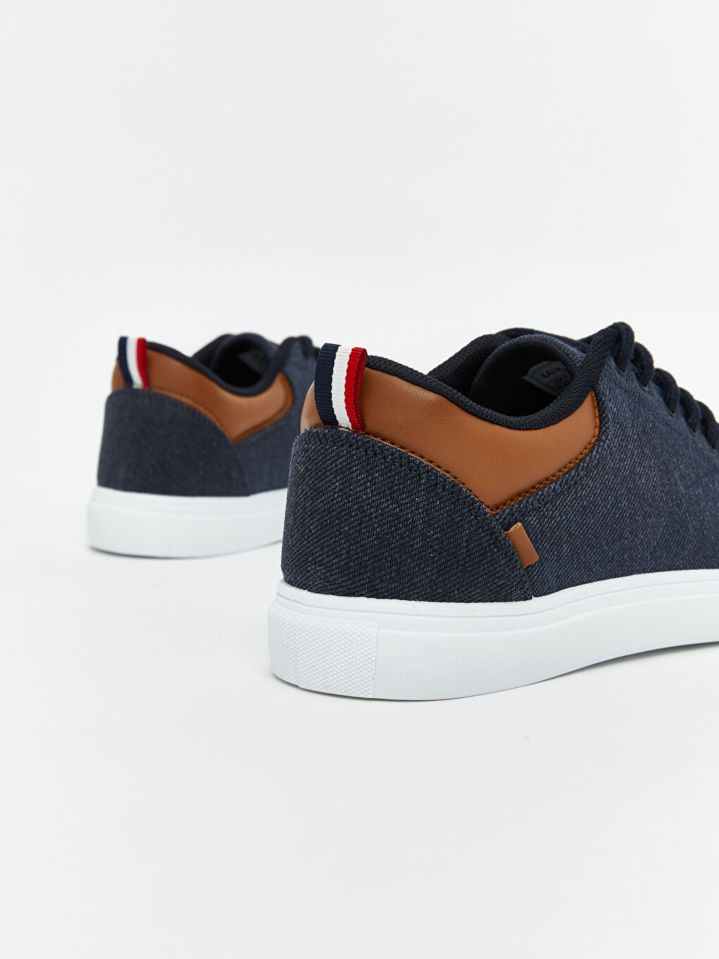 Lacivert Bağcıklı Erkek Spor Ayakkabı-4