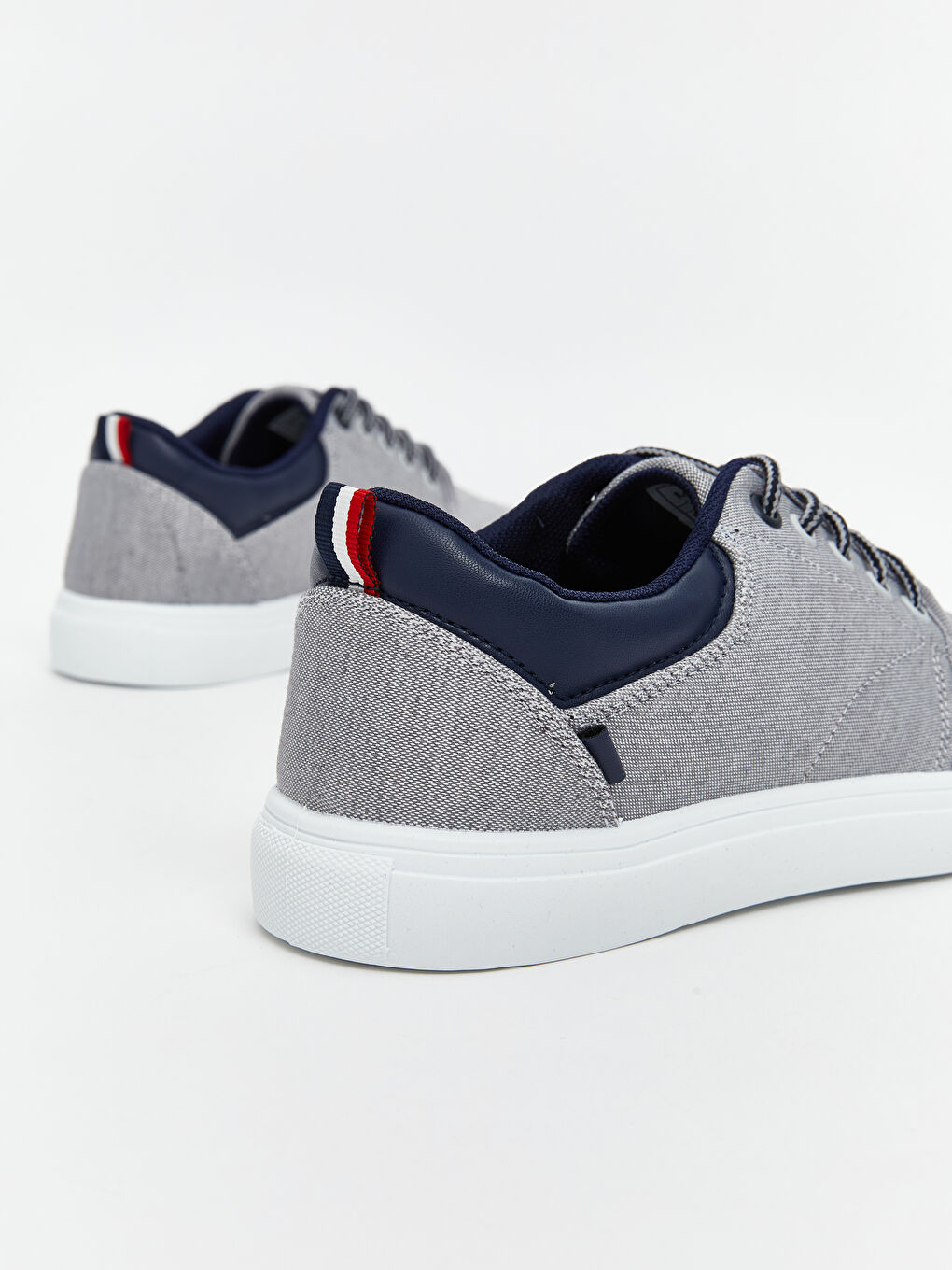 Gri Bağcıklı Erkek Spor Ayakkabı-4