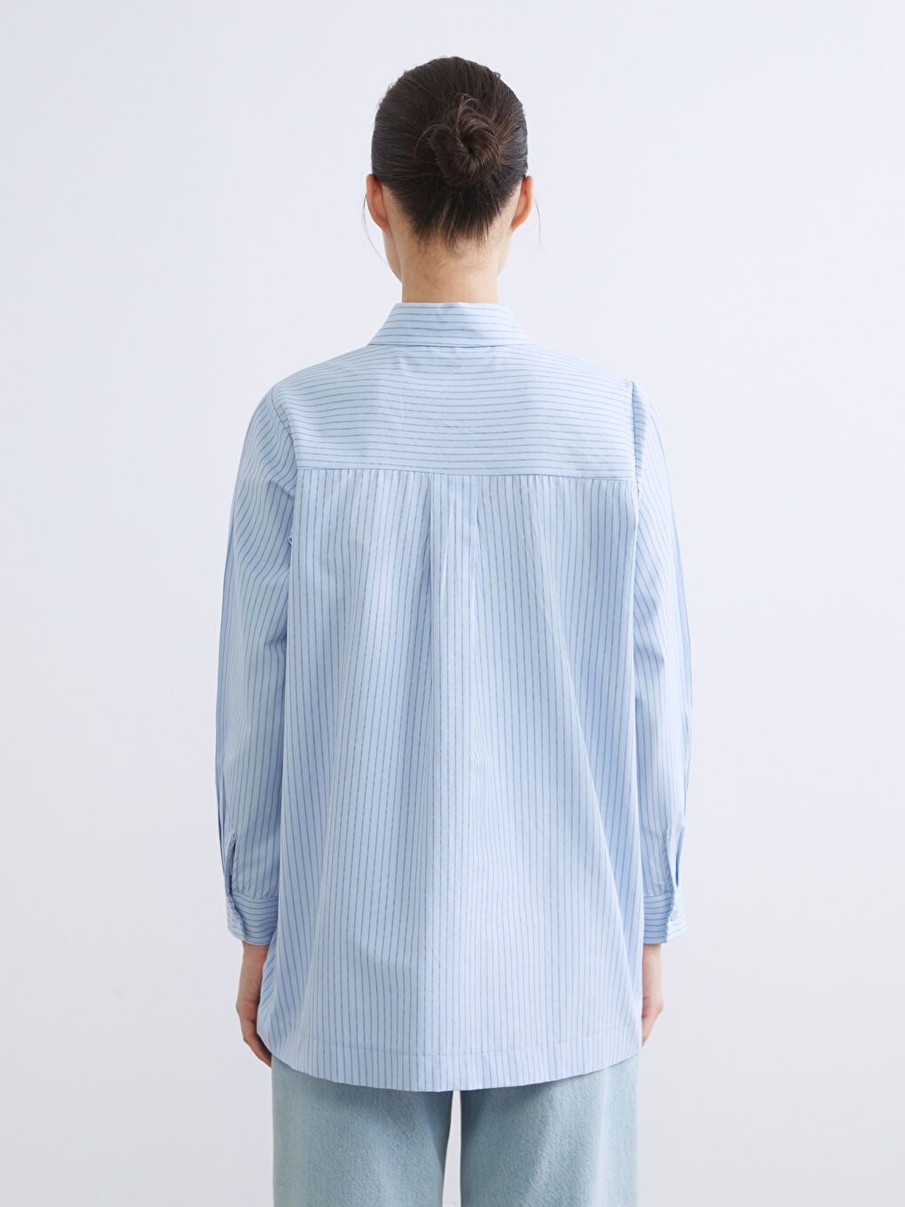 TAMNO PLAVA Tunika Žena-3