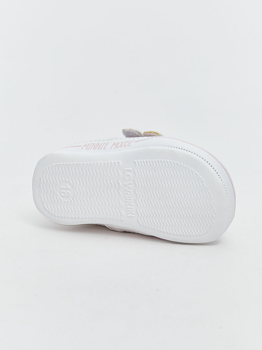 Beyaz Minnie Mouse Baskılı Kız Bebek Spor Ayakkabı-3