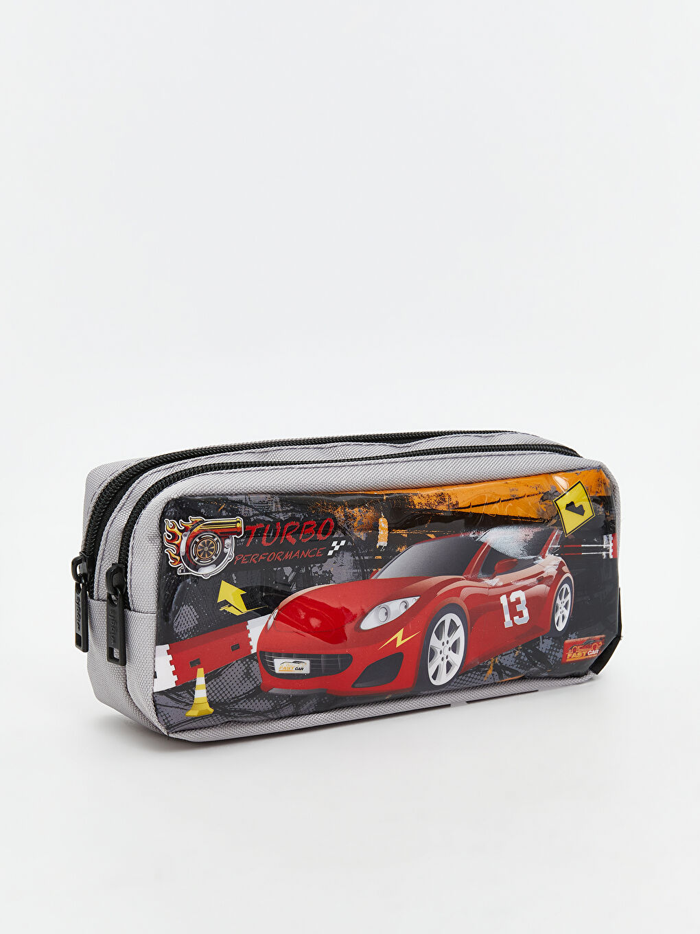 Araba Baskılı Çocuk Kalem Kutusu-1