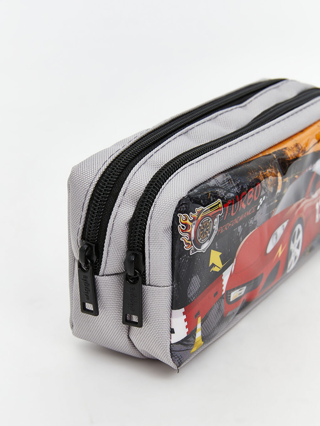 Araba Baskılı Çocuk Kalem Kutusu-2