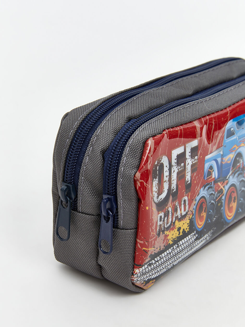 Araba Baskılı Çocuk Kalem Kutusu-2