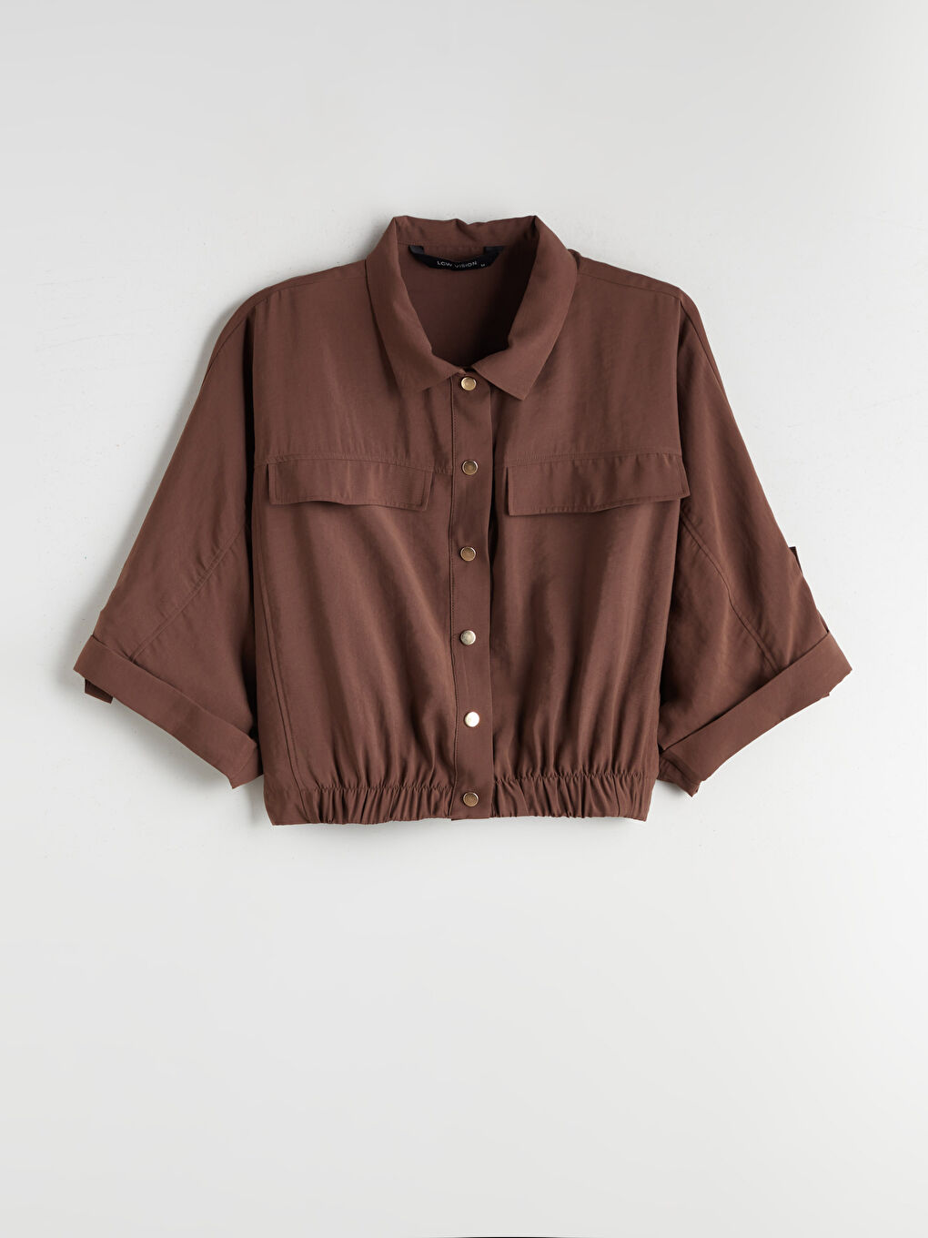 Woman BROWN Overshirt-5