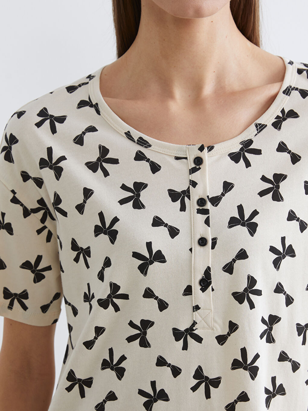 Cămașă de noapte BEJ Femeie-2