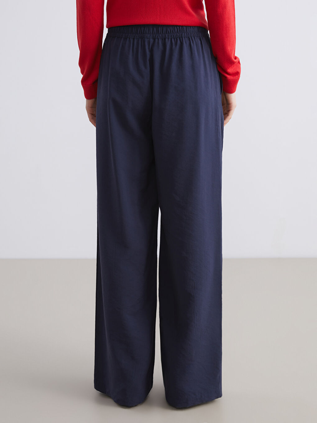 LCW Vision Elasticated Waist Modal Blend Women's Trousers -W5JP89Z8-ZJB
