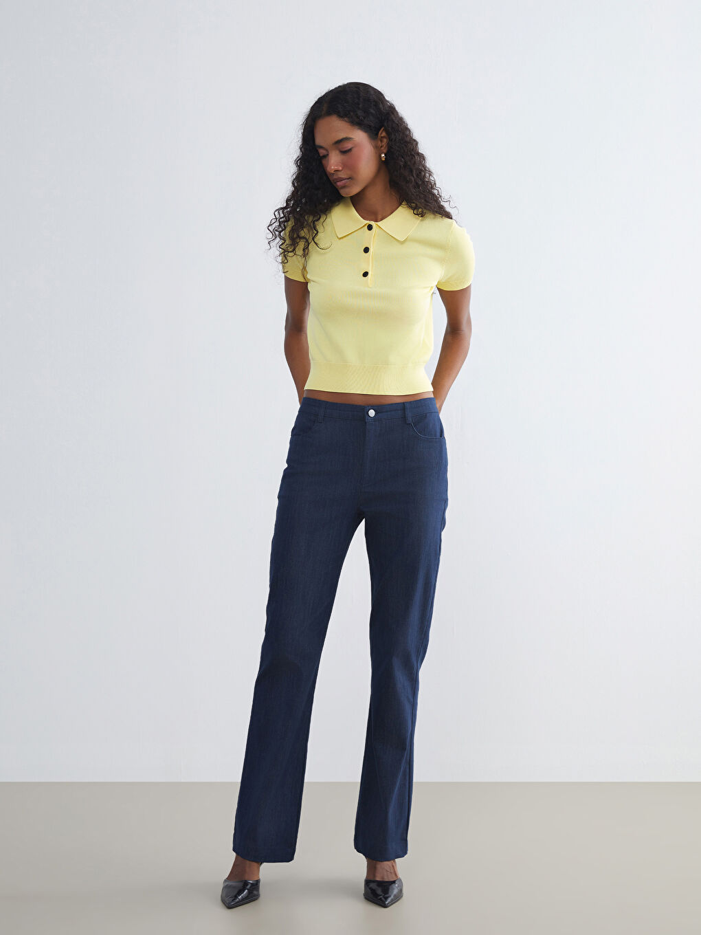 LCW Vision Flare Women's Jeans -W5JP90Z8-ZGN