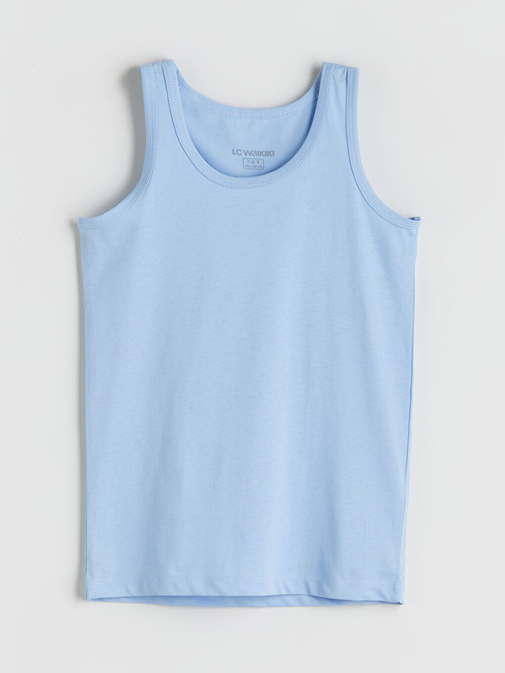 Mavi Bisiklet Yaka Erkek Çocuk Atlet