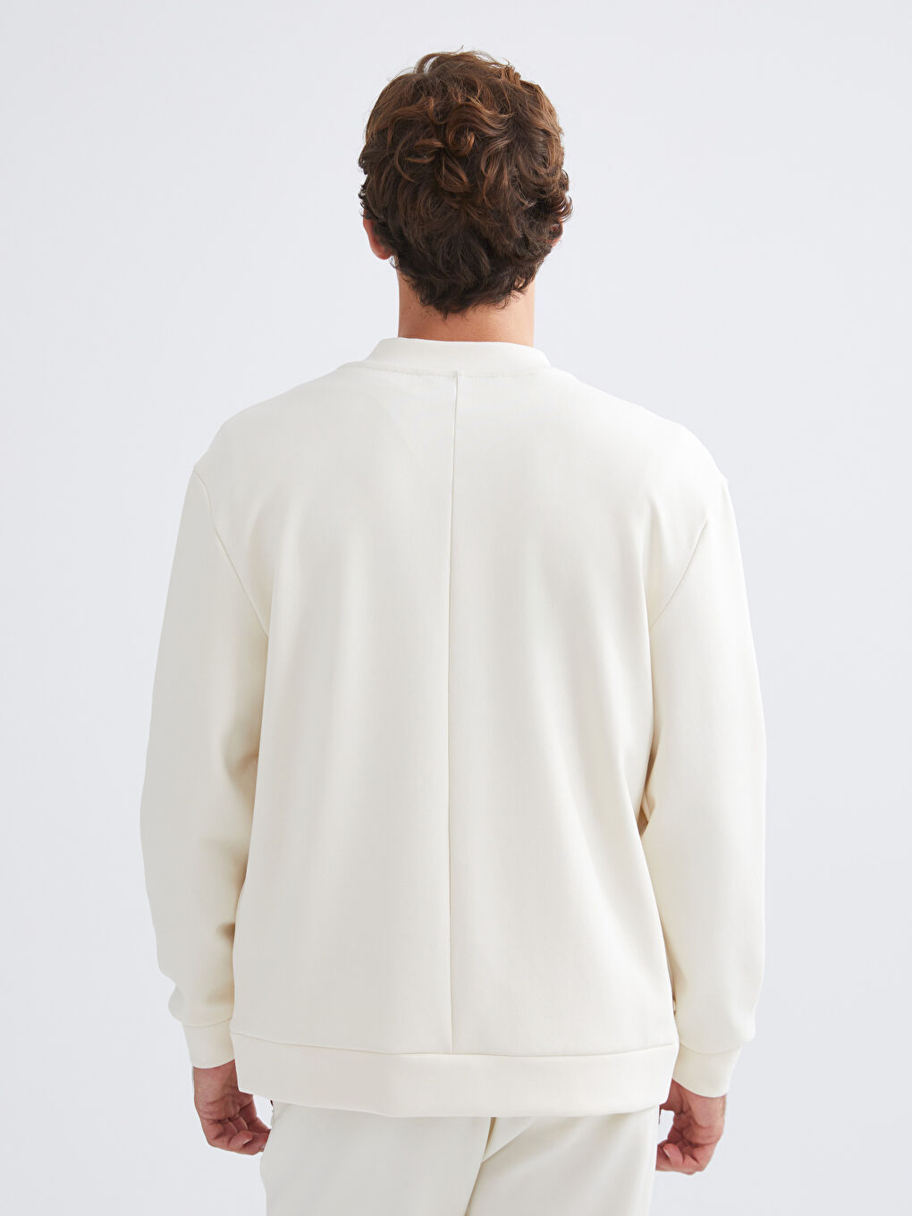 Standard Fit Long Sleeve Men's College Jacket-4