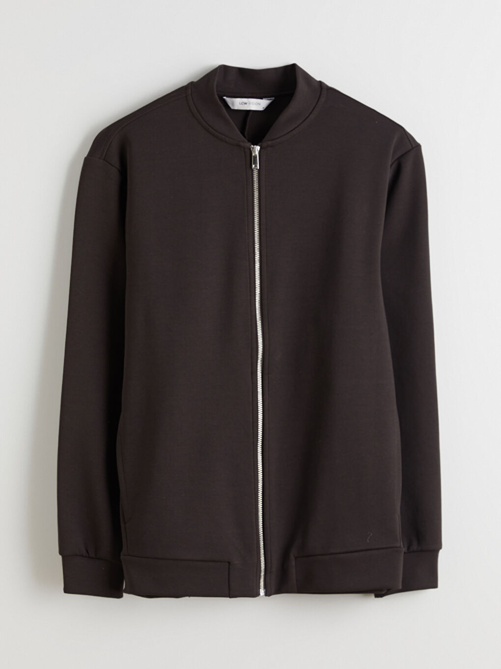 Kahverengi Standart Kalıp Uzun Kollu Erkek Kolej Ceket-4