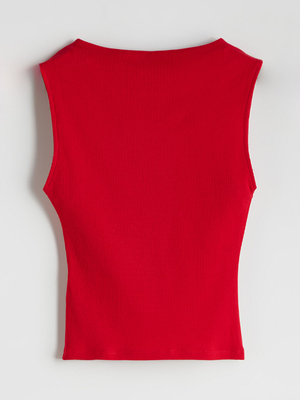 Bisiklet Yaka Kolsuz Bluz-5