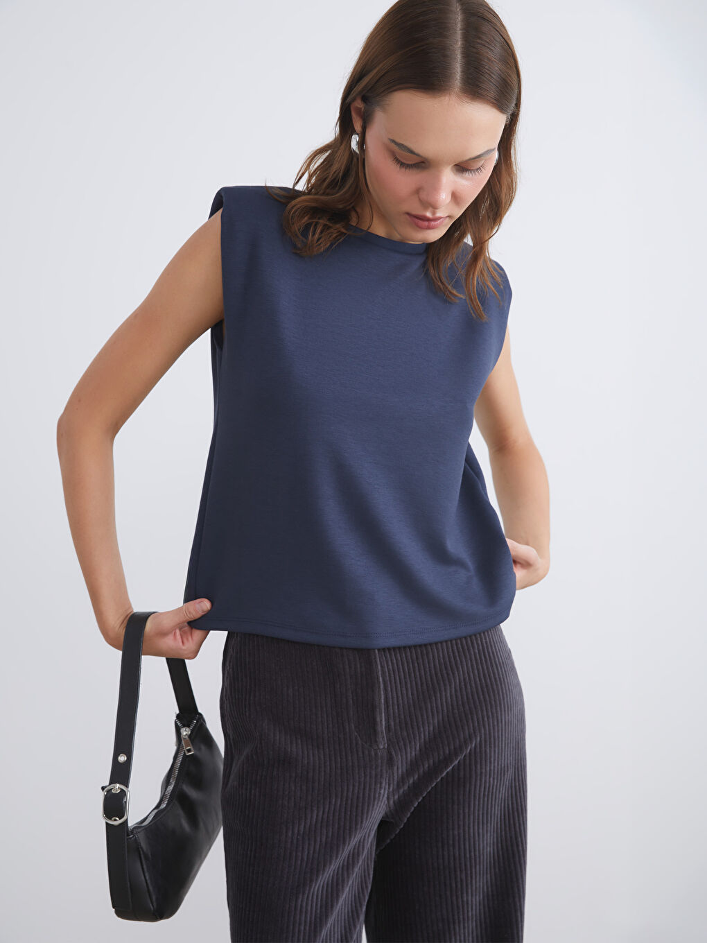 LCW Vision Crew Neck Women's Tank Top -W5JQ26Z8-HNG