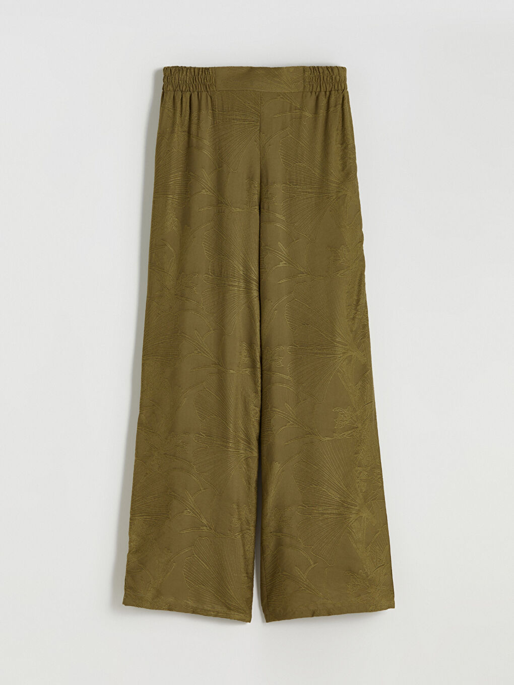 Elastic Waist Embroidered Women's Trousers-6