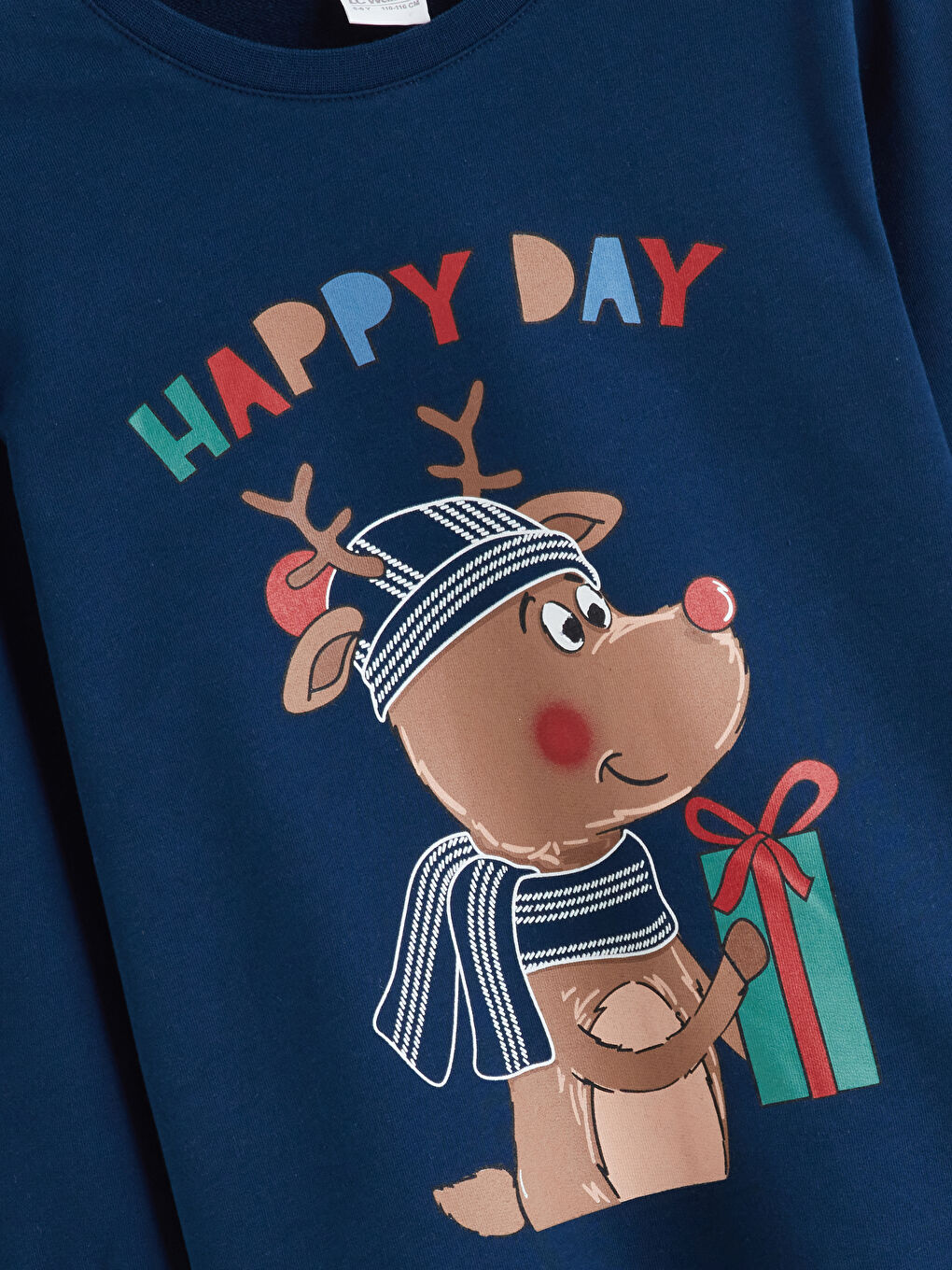 Lacivert Baskılı Erkek Çocuk Pijama Takımı-5