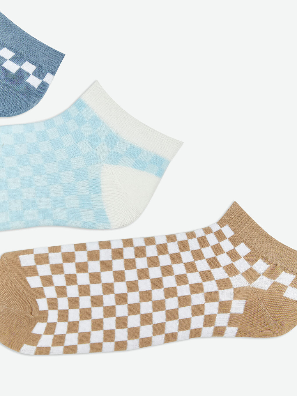 Patterned Men's Trainer Socks 3-pack-1