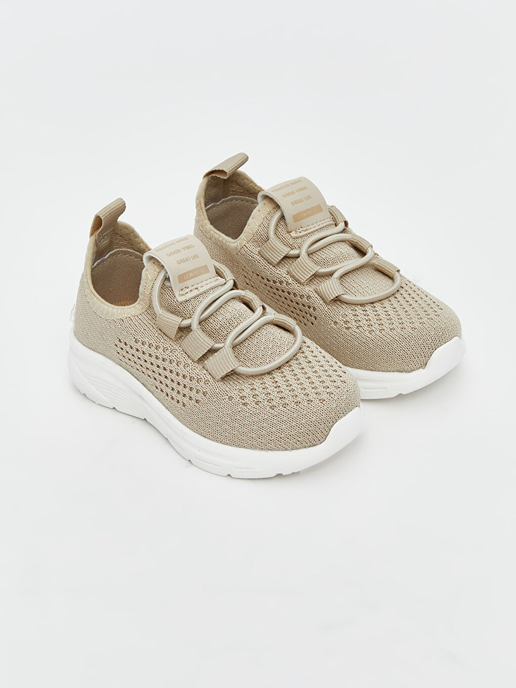 Bej File Detaylı Erkek Bebek Spor Ayakkabı