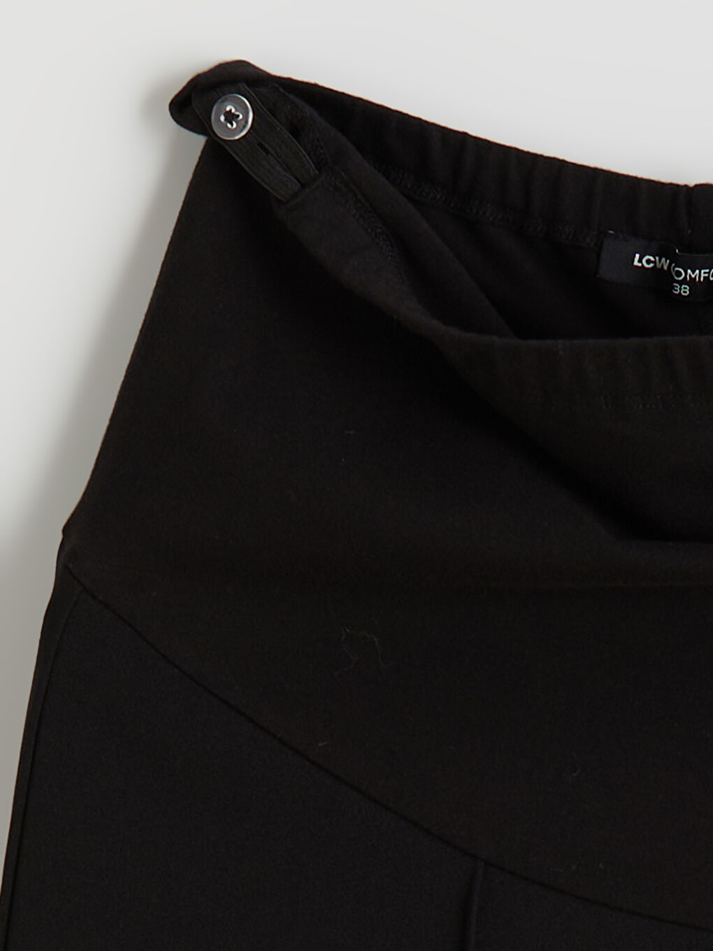 Adjustable Waist Elastic Maternity Trousers-5