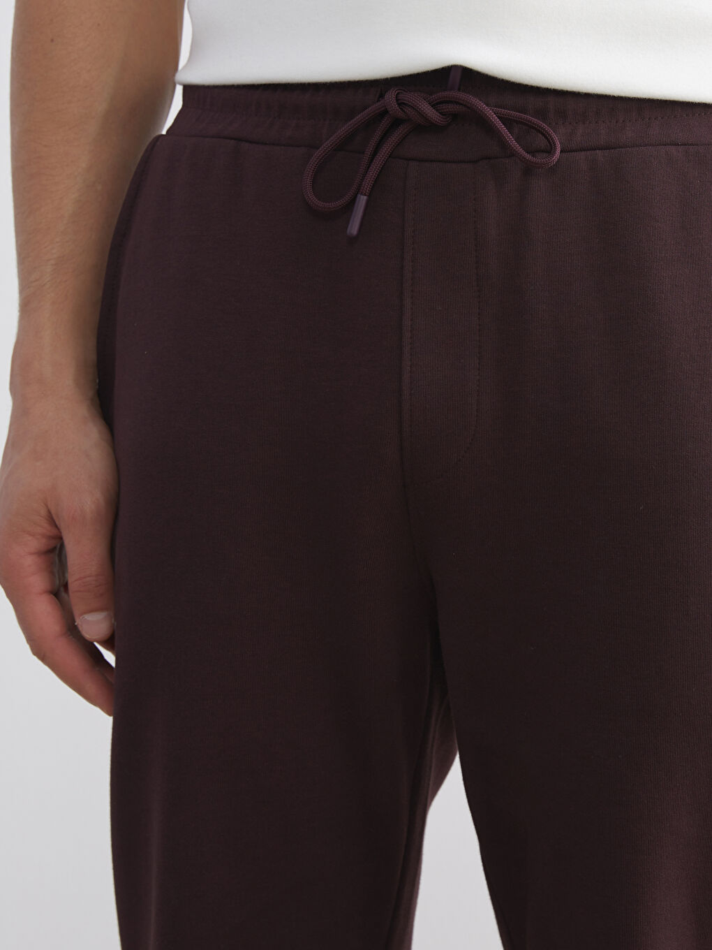 Mürdüm Standart Kalıp Erkek Eşofman Altı-2