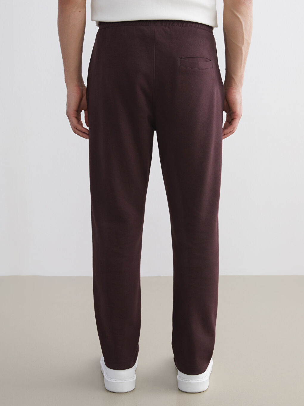 Mürdüm Standart Kalıp Erkek Eşofman Altı-3