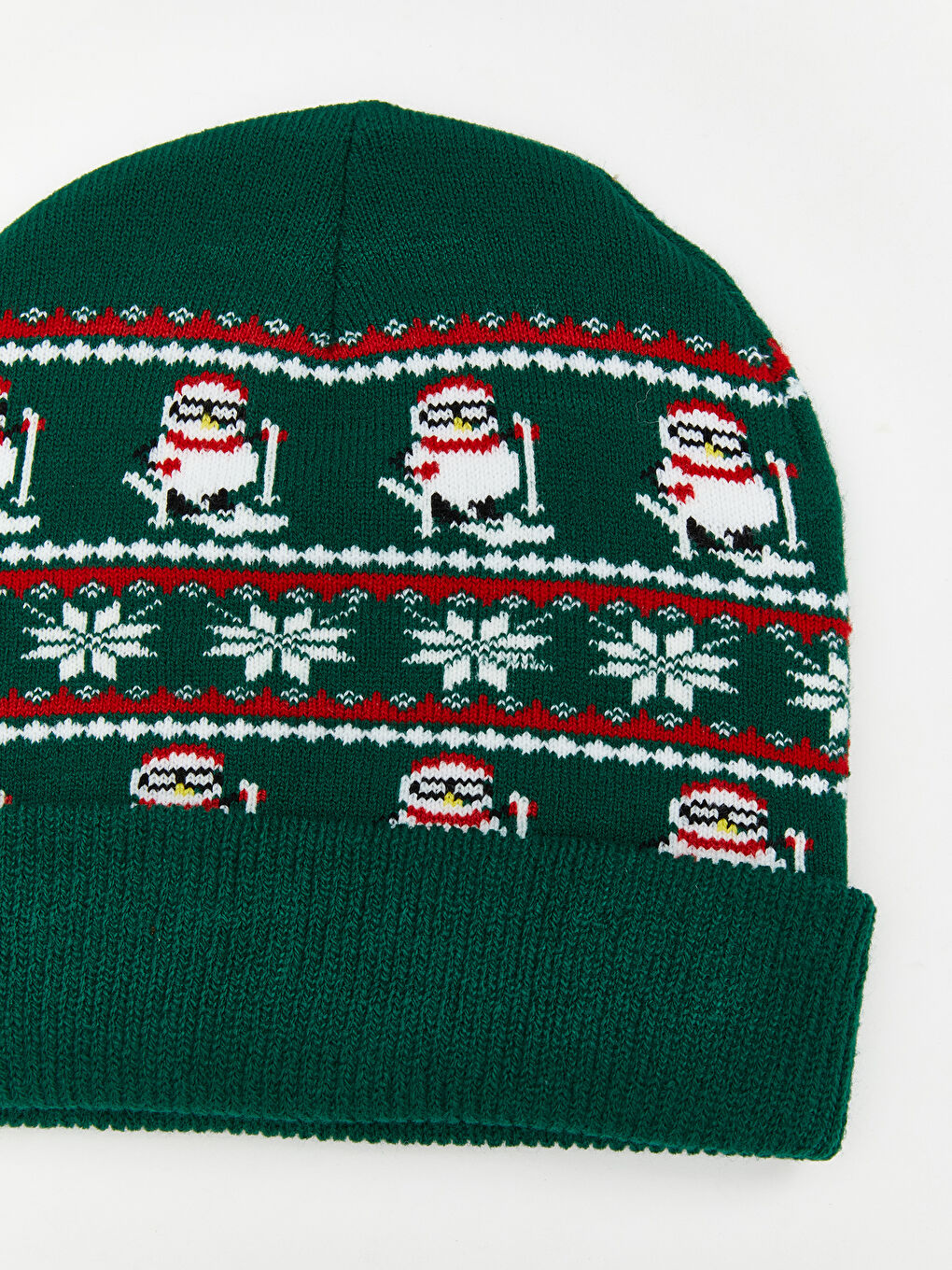 Рождественская Тематическая Мужская Трикотажная Шапка-1