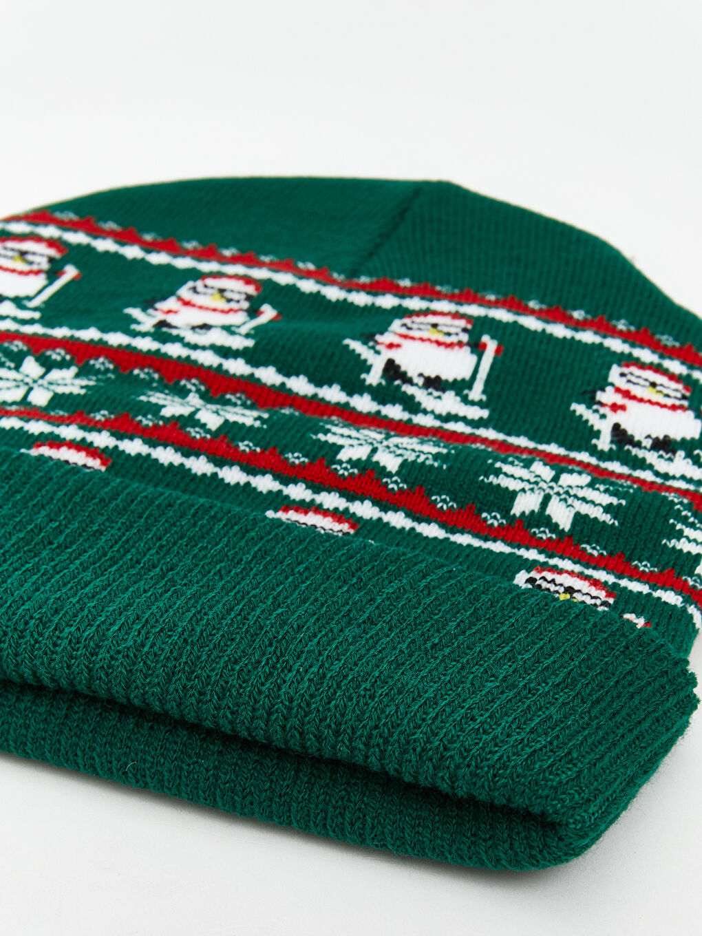 Рождественская Тематическая Мужская Трикотажная Шапка-2