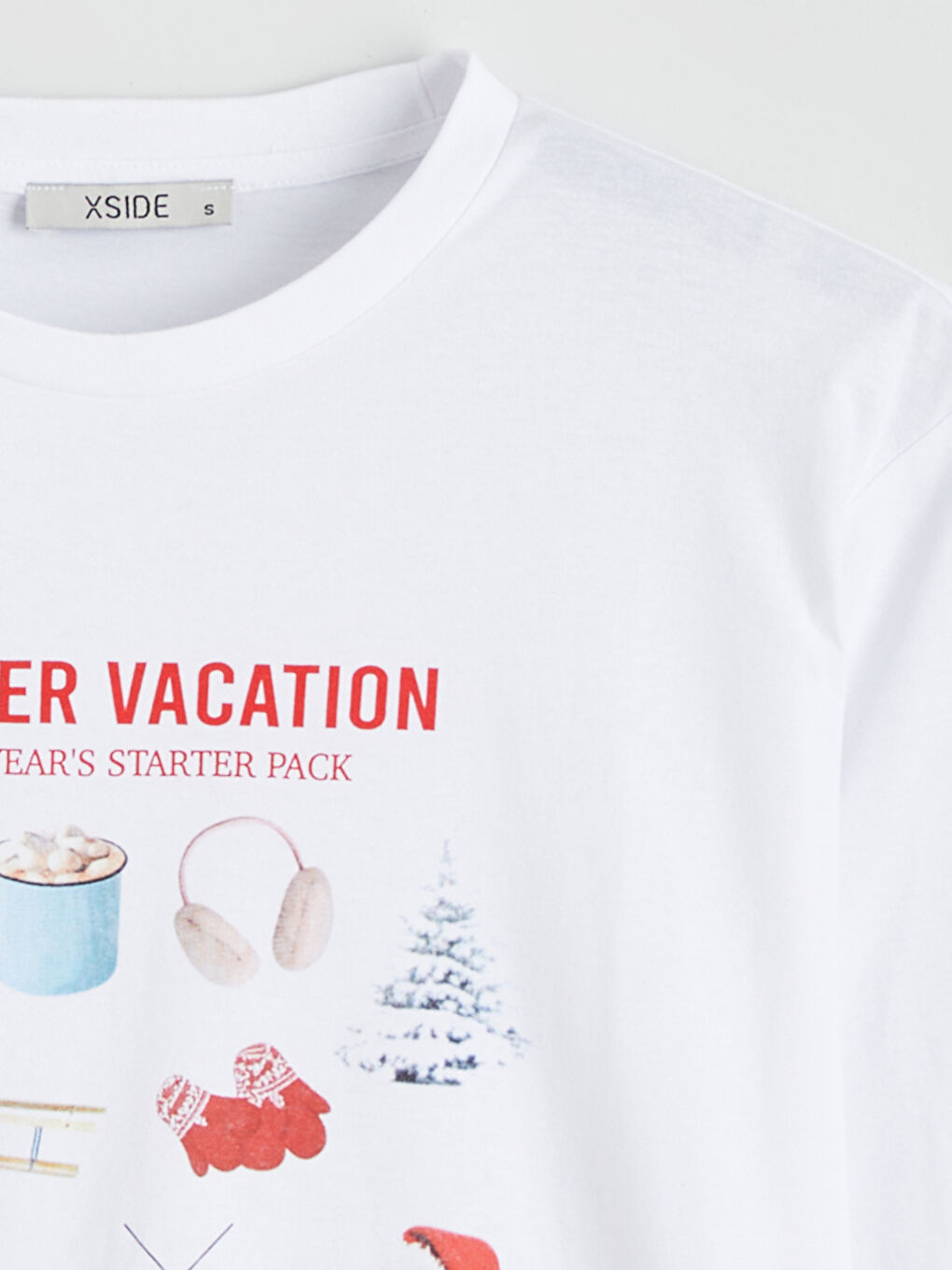 Crew Neck Christmas-Themed Women's T-Shirt-1