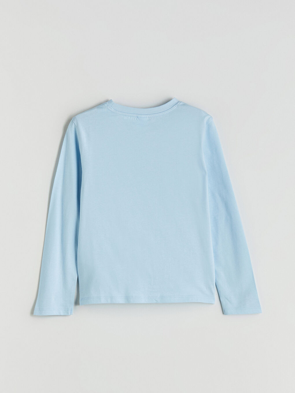 Crew Neck Long Sleeve Printed Girls' T-Shirt-4