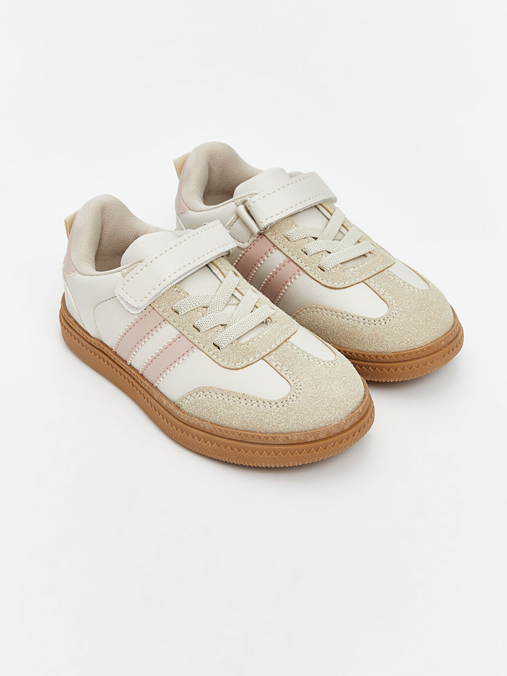 Laced and Hook-and-Loop Baby Girls' Shoes