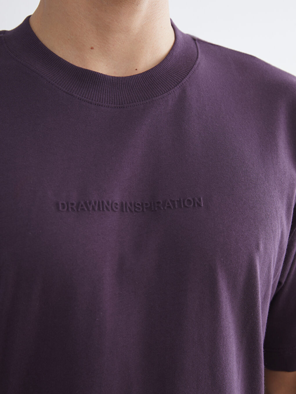 Crew Neck Printed Jersey Men's T-Shirt-2