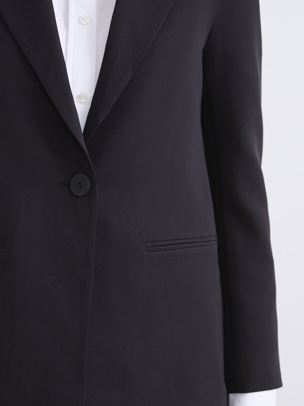 Siyah Kadın Blazer Ceket-3