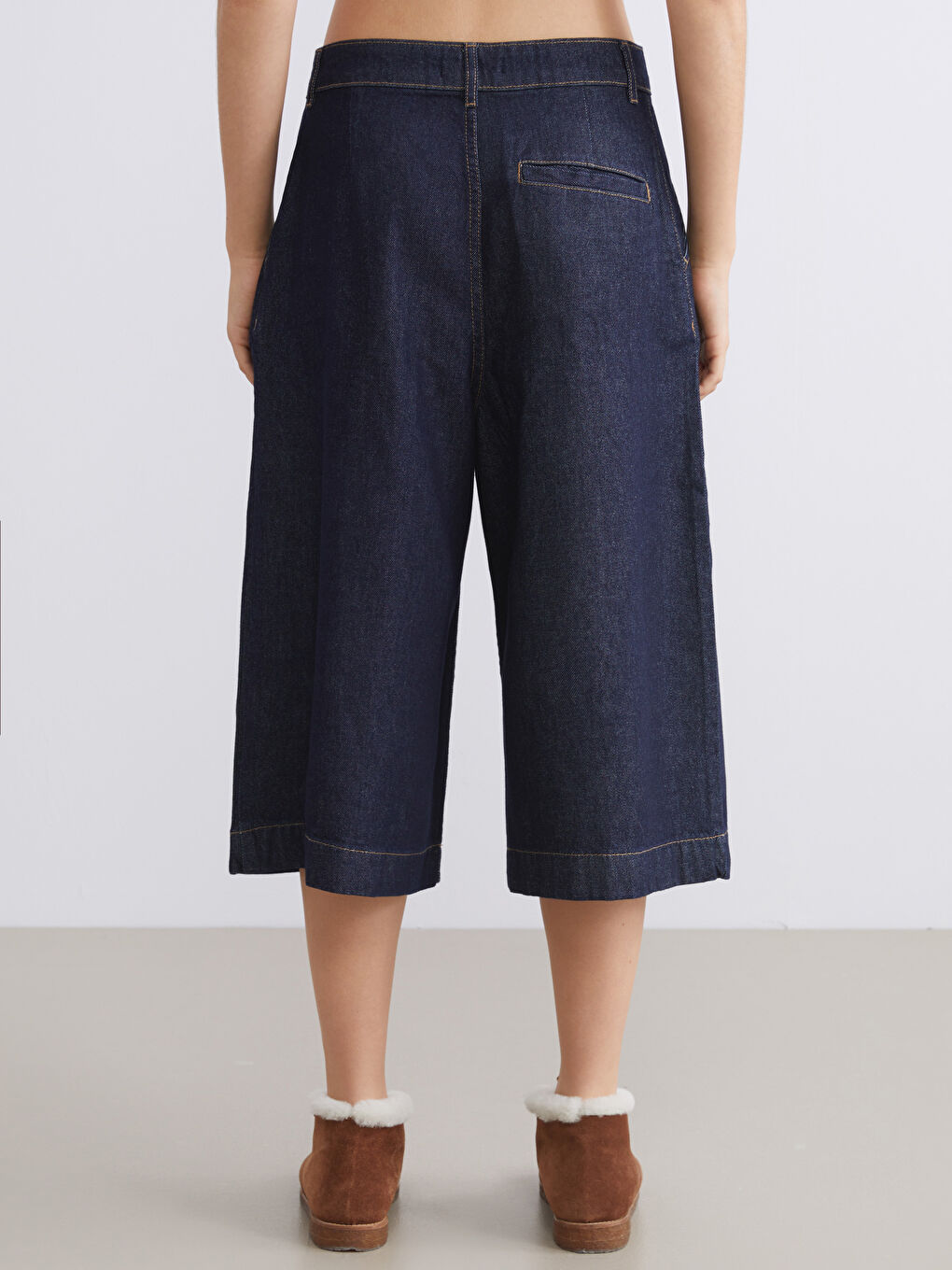 كابري جينز كحلي امرأة-3