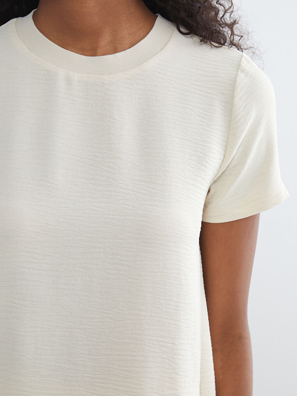 Crew Neck Women's T-Shirt-2