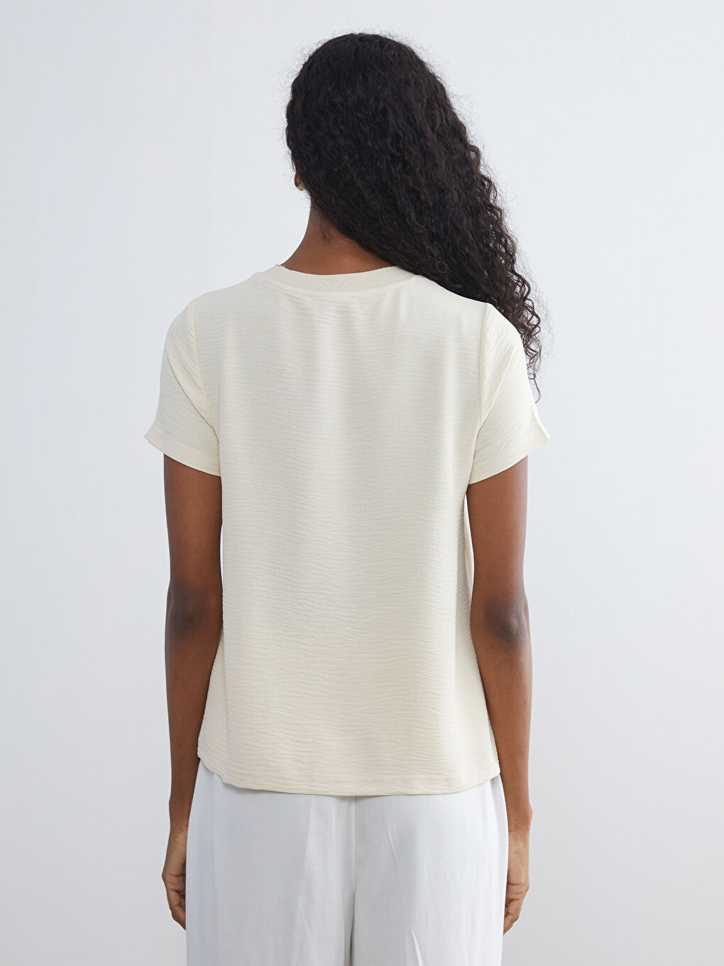 Crew Neck Women's T-Shirt-3