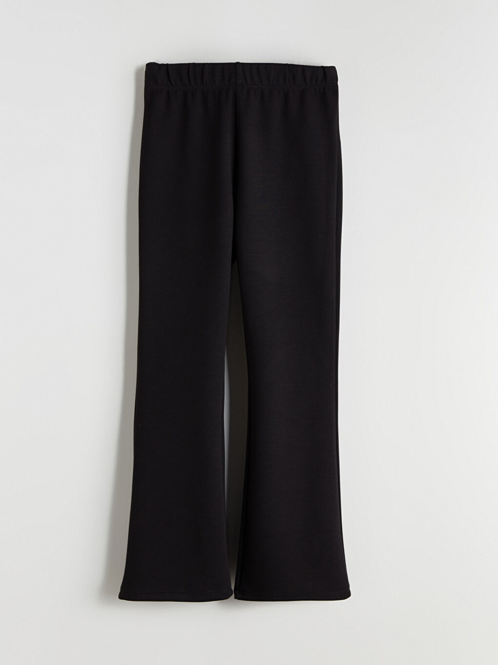 Siyah Beli Lastikli Kız Çocuk Eşofman Alt