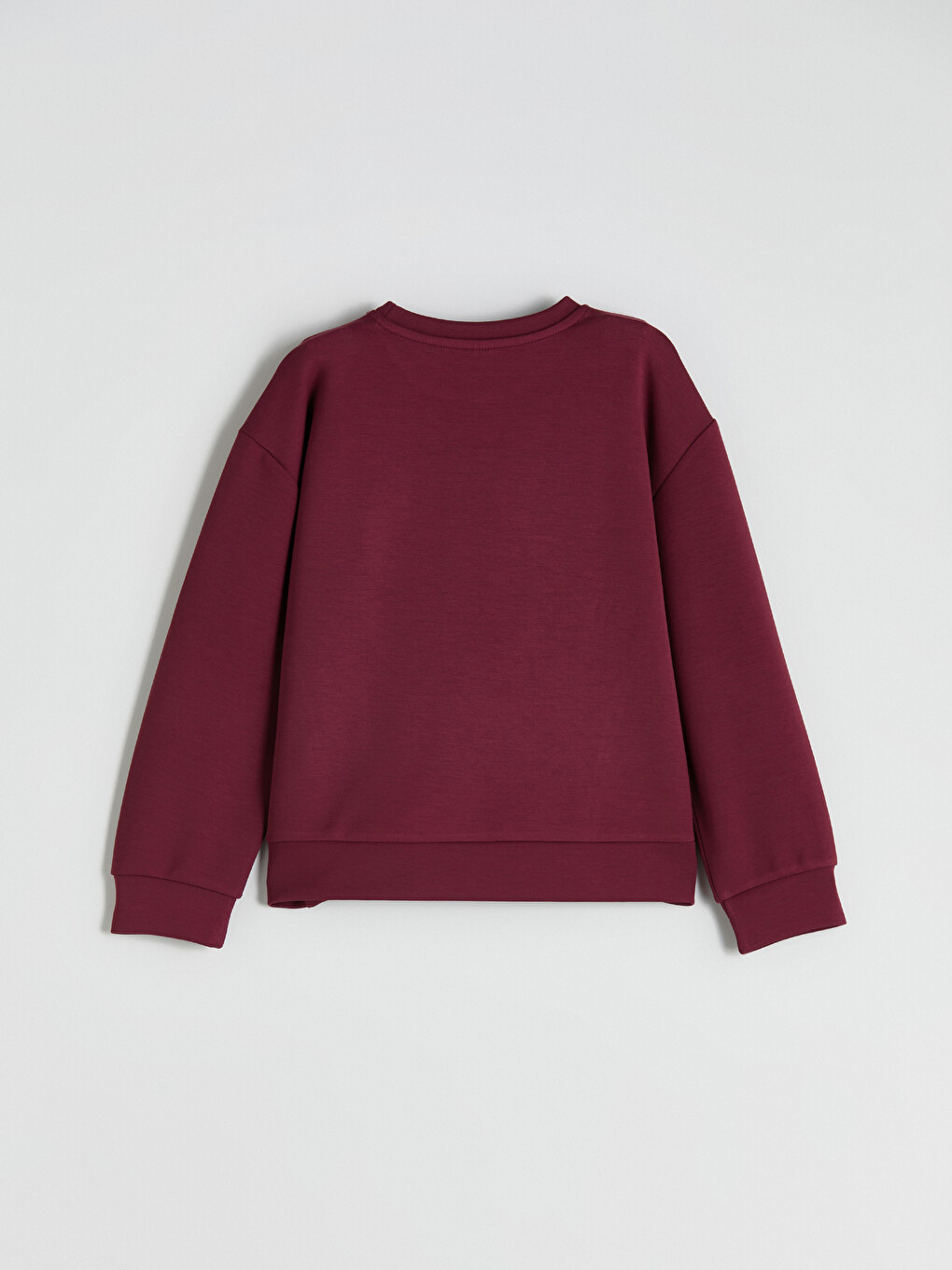 Mürdüm Bisiklet Yaka Kız Çocuk Sweatshirt-1