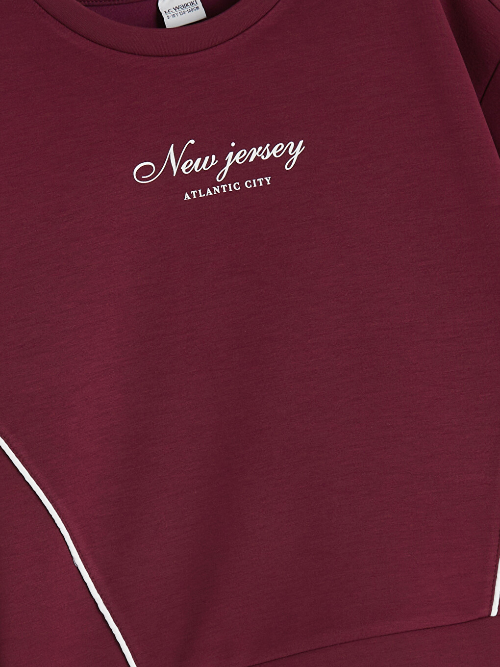 Mürdüm Bisiklet Yaka Kız Çocuk Sweatshirt-2