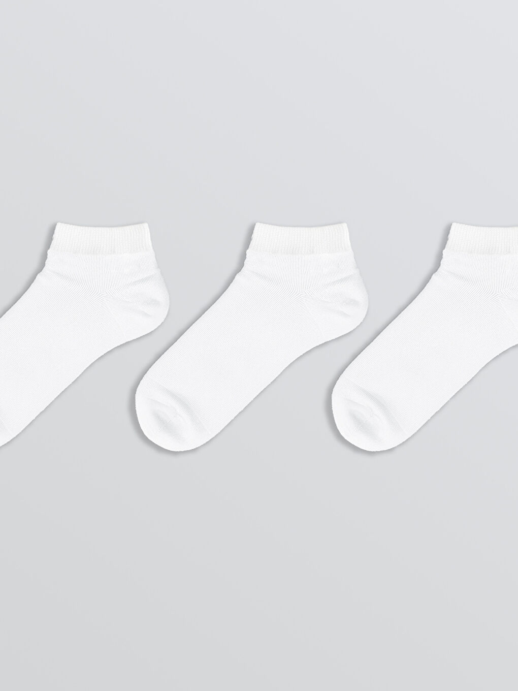 Женские однотонные носки для тренировок, комплект из 3-х штук-1