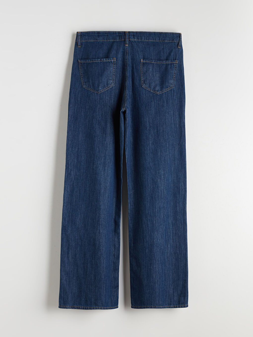 İndigo Straight Fit Kadın Jean Pantolon-4