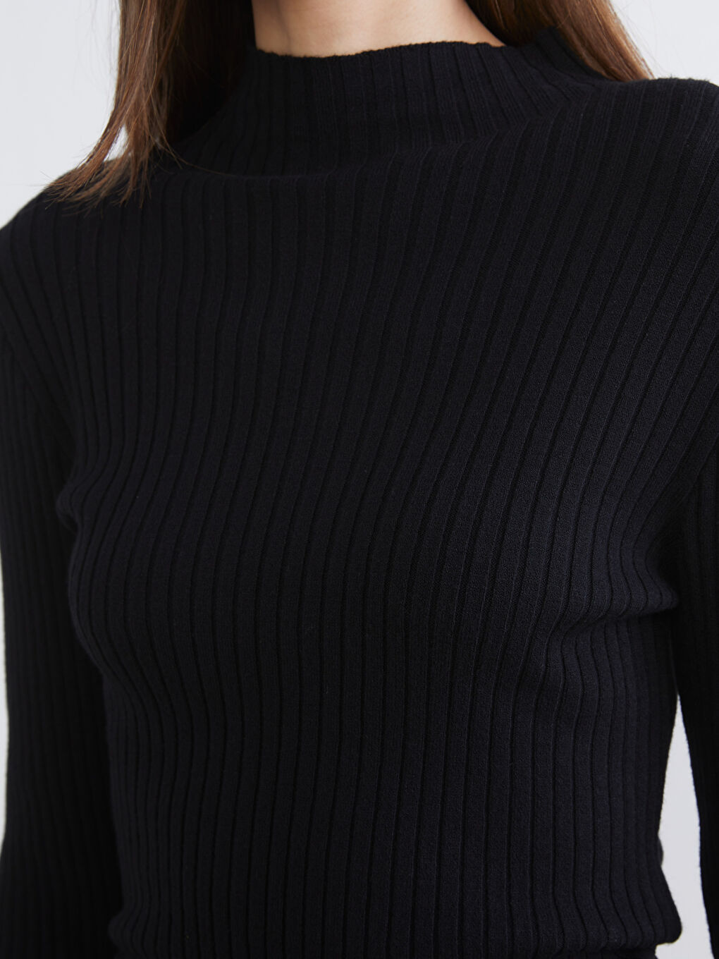 Half Turtleneck Women's Knitwear Sweater-2