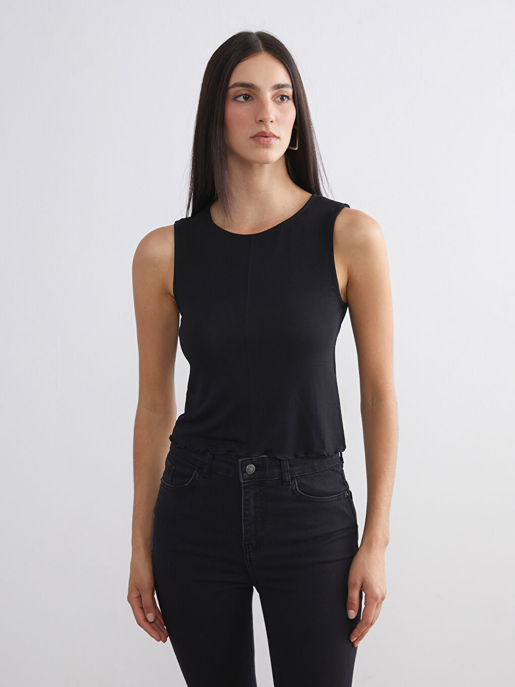 Bisiklet Yaka Kadın Atlet