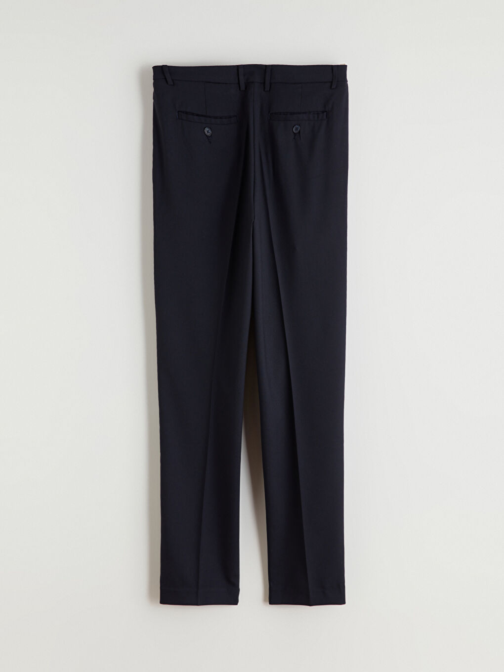 Lacivert Slim Fit Gabardin Erkek Pantolon-4