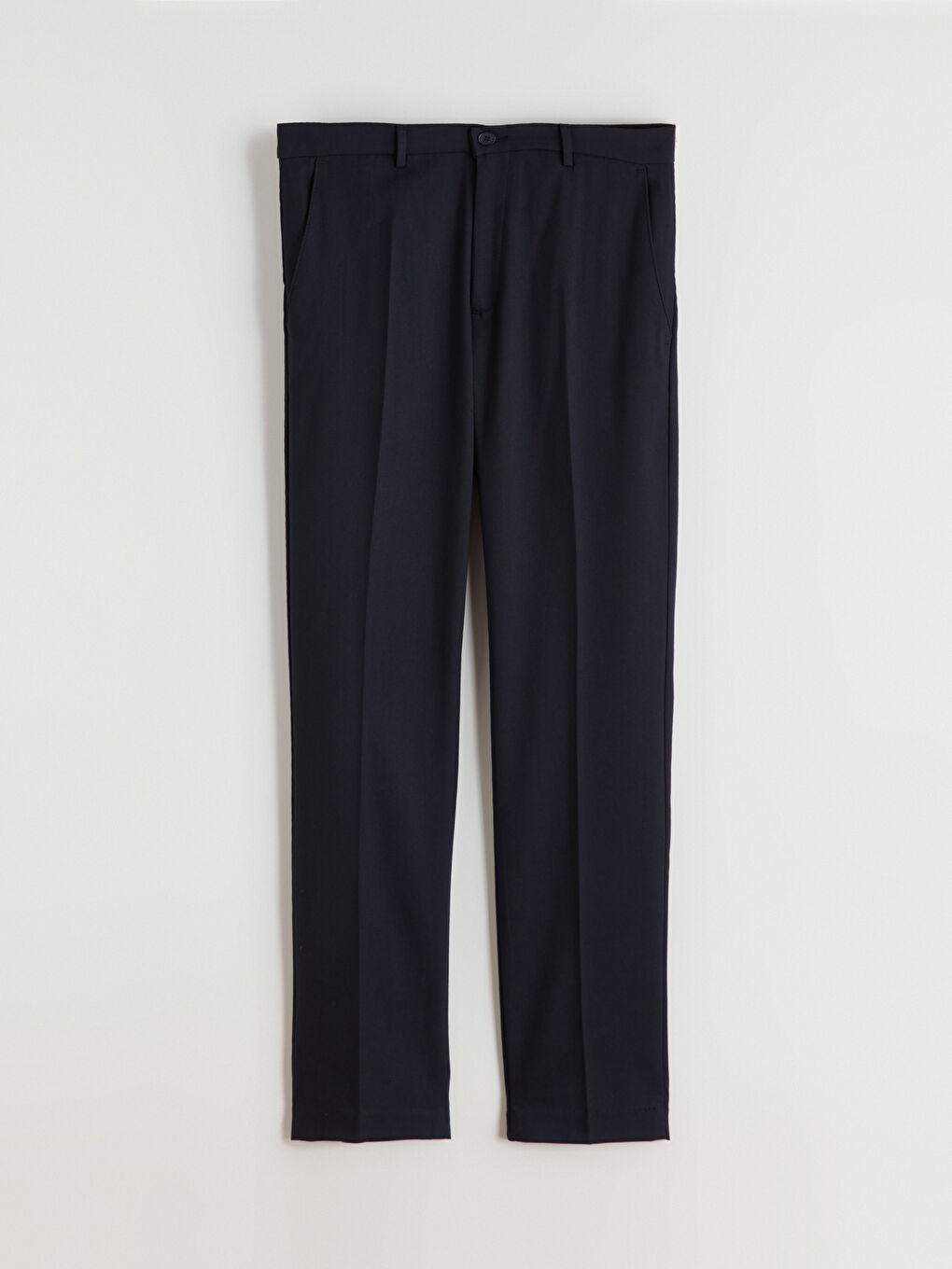 Lacivert Slim Fit Gabardin Erkek Pantolon-6